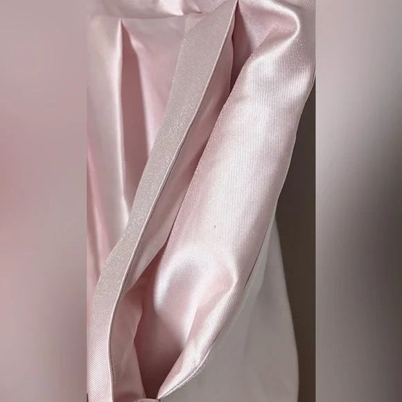 NWT Alfred Sung D767 Pink Cap Sleeve Pleated Skirt Dress with Pockets, Size 6R - Picture 11 of 15